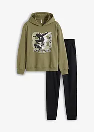 Jogginganzug mit Kapuze (2-tlg. Set), bonprix
