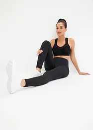 Komfort-Sport-Leggings mit Mesh und Handytasche, bonprix