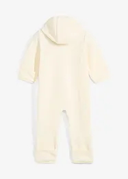 Fleece-Overall mit Kapuze, bonprix