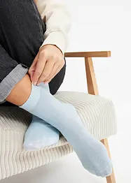 Halbsocken mit Bio-Baumwolle (8er-Pack), bonprix