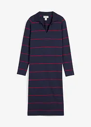 Jerseykleid mit Polokragen mit Bio-Baumwolle, bonprix