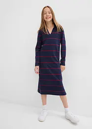 Jerseykleid mit Polokragen mit Bio-Baumwolle, bonprix