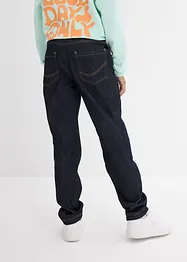 Regular Fit Stretch-Jeans, Straight mit verstärkter Kniepartie, bonprix