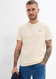 Henleyshirt (3er Pack) aus reiner Bio-Baumwolle, bonprix