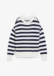 Pull boxy en maille ajourée, bonprix