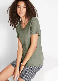 T-shirt en lin, bonprix