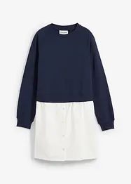 Sweatshirt mit Bluseneinsatz, bonprix