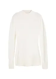 Pull basique en maille fine à col montant, bonprix