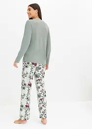 Pyjama mit Knopfleiste, bonprix