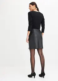 Strumpfhose mit Komfortbündchen mit Herzchen hinten mit recyceltem Polyamid 30den, bonprix