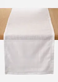 Bio Baumwoll Tischläufer mit Ziernaht, bonprix