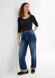 Rundhalsshirt mit 3/4-Arm, bonprix