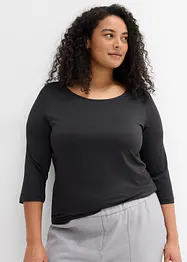 Rundhalsshirt mit 3/4-Arm, bonprix