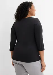 Rundhalsshirt mit 3/4-Arm, bonprix