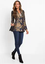 Blazer aus glänzendem Jacquard, bonprix