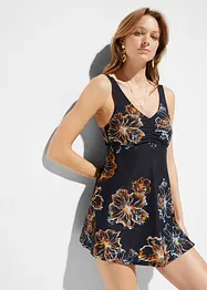 Robe de bain sculptante, maintien modéré, col V, bonprix