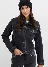 Veste en jean raccourcie, bonprix