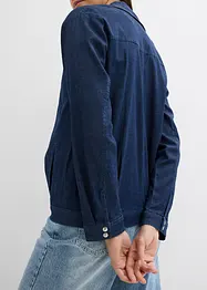 Veste en jean, style blouson, avec fermeture zippée, bonprix