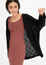 Ajour-Strickjacke, bonprix