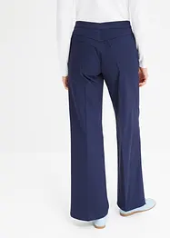 Pantalon en twill extensible, jambe large, bonprix