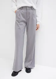 Pantalon à pinces et taille haute, bonprix