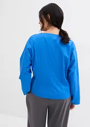 Blouse à encolure large, bonprix
