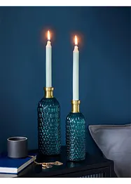 Bougeoirs/vases (ens. 2 pces), bonprix