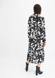 Robe midi imprimée en viscose fluide, bonprix