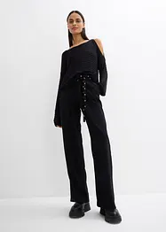 Pull boxy à découpes, bonprix