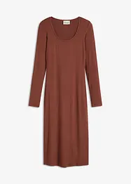 Robe midi côtelée, bonprix