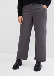 Pantalon en twill de coton élastiqué, bonprix