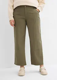 Pantalon twill en matière élastique, bonprix