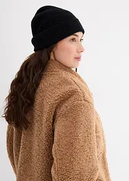 Veste en matière peluche oversize, bonprix