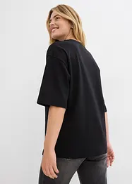 T-shirt long en interlock, bonprix