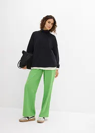 Pantalon en jersey interlock, bonprix