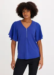 Shirt mit Chiffonärmeln, bonprix