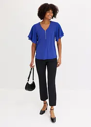 Shirt mit Chiffonärmeln, bonprix