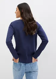 Rundhalsshirt aus reiner Bio-Baumwolle, bonprix
