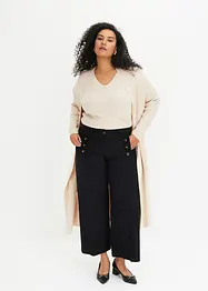 Pantalon à pont en twill, bonprix