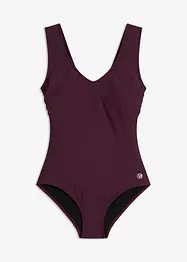 Medium Shape-Badeanzug mit V-Ausschnitt, bonprix