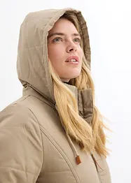 Outdoorjacke mit Lederimitat-Details, bonprix