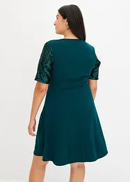 Robe courte à sequins, bonprix