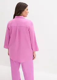 Leinen-Bluse, 3/4-Arm, bonprix
