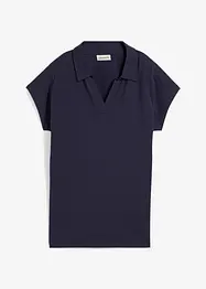 T-shirt à col polo ouvert, bonprix