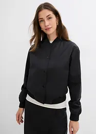 Blouson court en satin brillant, bonprix