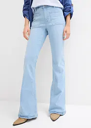 Jean bootcut taille haute, extensible, bonprix