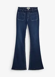 Jean bootcut taille haute, extensible, bonprix