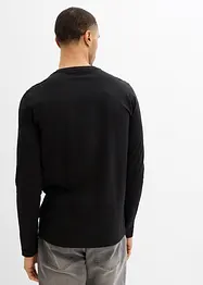 Langarmshirt aus reiner Bio-Baumwolle, Slim Fit, bonprix