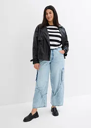 Trench court enduit, bonprix