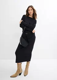 Midikleid aus bequemen Punto di Roma, bonprix